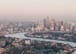 The Thames and the London skyline from above